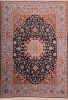 Sarouk Blue Hand Knotted 82 X 120  Area Rug 100-75381 Thumb 0