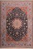 Sarouk Blue Hand Knotted 82 X 120 Area Rug 100-75381 Thumb 0