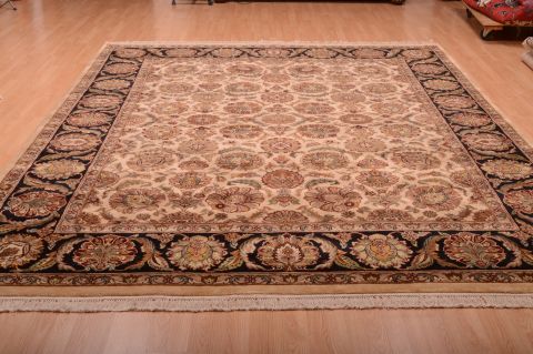 Jaipur Beige Hand Knotted 90 X 1111 Area Rug 100-75384 Image 1