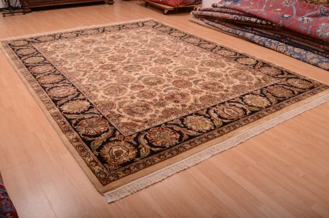 Jaipur Beige Hand Knotted 90 X 1111 Area Rug 100-75384 Image 2