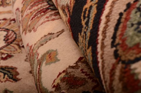 Jaipur Beige Hand Knotted 90 X 1111 Area Rug 100-75384 Image 5