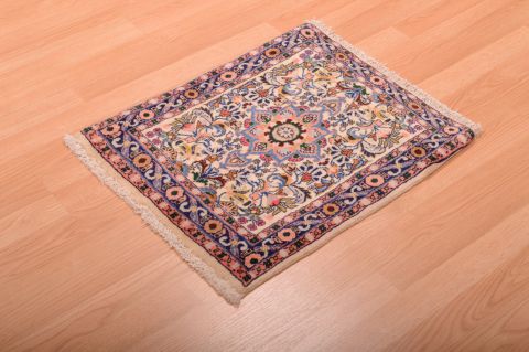 Sarouk Purple Square Hand Knotted 19 X 22 Area Rug 100-75386 Image 3
