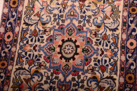 Sarouk Purple Square Hand Knotted 19 X 22 Area Rug 100-75386 Image 4