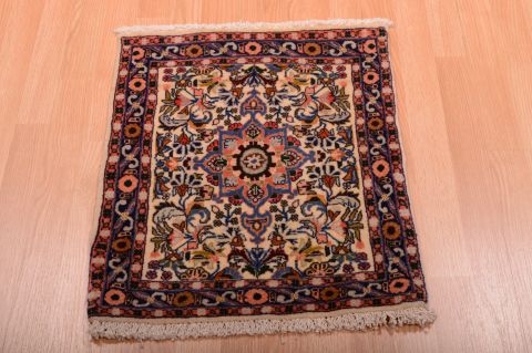 Sarouk Purple Square Hand Knotted 19 X 22 Area Rug 100-75386 Image 5