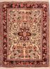 Sarouk Red Square Hand Knotted 110 X 24  Area Rug 100-75387 Thumb 0