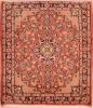 Sarouk Red Square Hand Knotted 22 X 25  Area Rug 100-75392 Thumb 0