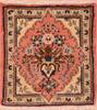 Sarouk Beige Square Hand Knotted 19 X 19  Area Rug 100-75395 Thumb 0