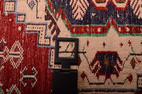 Sarouk Red Square Hand Knotted 17 X 21 Area Rug 100-75397 Image 5