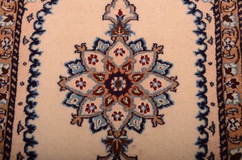 Nain Beige Square Hand Knotted 110 X 25 Area Rug 100-75402 Image 2