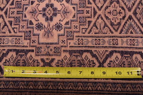 Pak-Persian Brown Hand Knotted 16 X 30  Area Rug 100-75420 Image 6