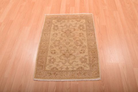 Chobi Beige Square Hand Knotted 110 X 21 Area Rug 100-75421 Image 7
