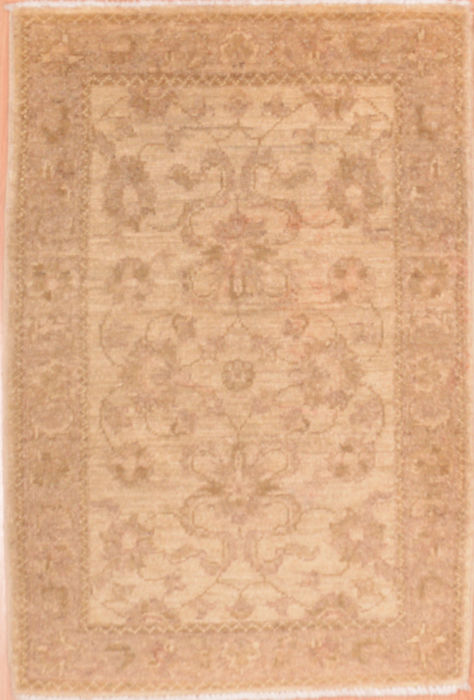Chobi Beige Square Hand Knotted 110 X 21 Area Rug 100-75421 Image 0