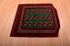 Baluch Green Square Hand Knotted 33 X 33 Area Rug 100-75423 Thumb 6