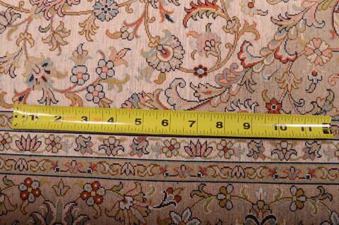 Kashmir Beige Hand Knotted 50 X 70  Area Rug 100-75449 Image 6