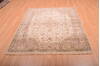 Kashmir Beige Hand Knotted 50 X 70  Area Rug 100-75449 Thumb 8