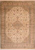 Kashmir Beige Hand Knotted 50 X 70  Area Rug 100-75449 Thumb 0