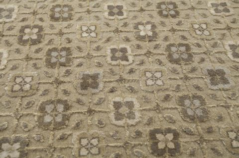 Jaipur Brown Hand Knotted 26 X 50  Area Rug 901-75466 Image 1