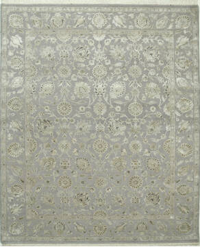 Jaipur Grey Hand Knotted 2'6" X 5'0"  Area Rug 901-75467