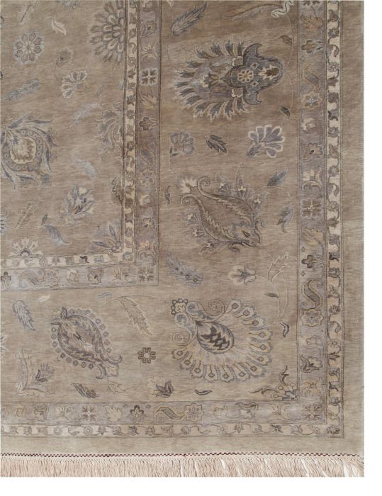 Jaipur Brown Hand Knotted 100 X 133 Area Rug 901-75473 Image 2