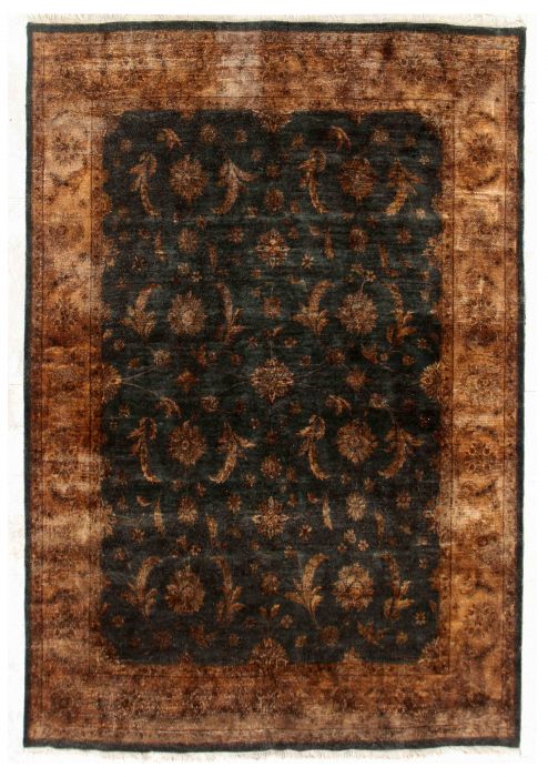 Jaipur Grey Hand Knotted 90 X 120 Area Rug 901-75478 Image 0