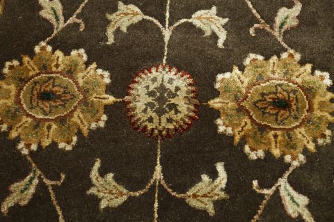 Jaipur Brown Hand Knotted 90 X 120 Area Rug 901-75480 Image 1
