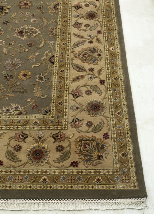 Jaipur Green Hand Knotted 90 X 120 Area Rug 901-75481 Image 2