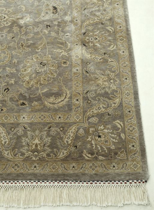 Jaipur Grey Hand Knotted 100 X 140 Area Rug 901-75492 Image 2