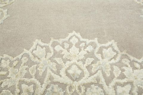 Jaipur Grey Hand Knotted 120 X 150 Area Rug 901-75497 Image 1