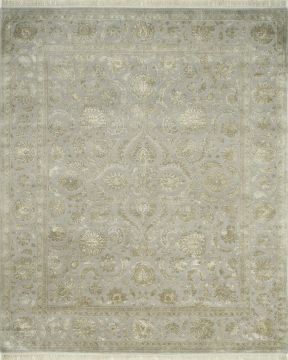 Jaipur Grey Hand Knotted 13'2" X 19'8"  Area Rug 901-75513