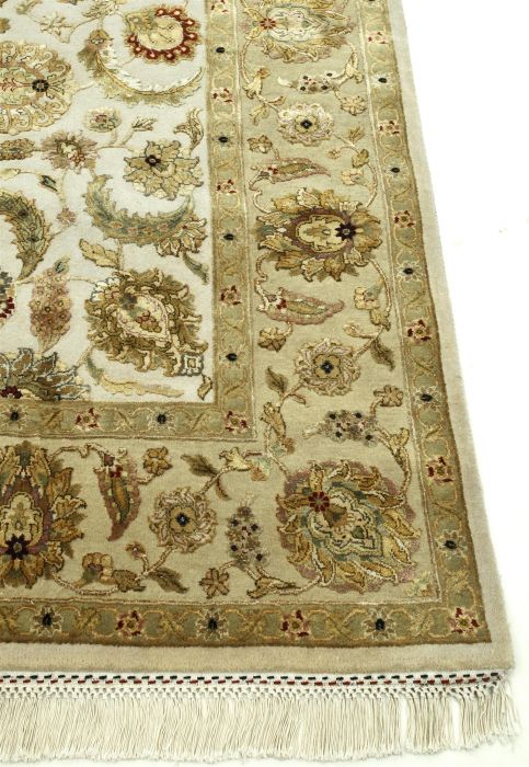 Jaipur White Hand Knotted 198 X 329 Area Rug 901-75514 Image 2
