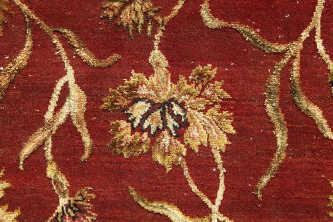 Jaipur Red Hand Knotted 90 X 120 Area Rug 901-75519 Image 1