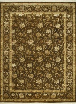 Jaipur Brown Hand Knotted 9'0" X 12'0"  Area Rug 901-75520