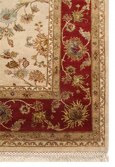 Jaipur Beige Hand Knotted 90 X 120 Area Rug 901-75522 Image 2