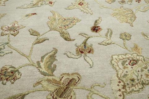Jaipur White Hand Knotted 90 X 120 Area Rug 901-75524 Image 1
