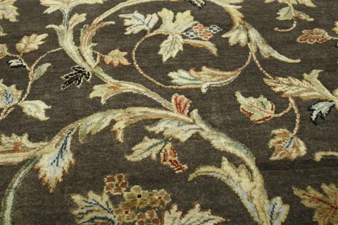 Jaipur Brown Hand Knotted 90 X 120 Area Rug 901-75525 Image 1