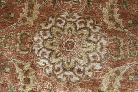 Jaipur Brown Hand Knotted 90 X 120 Area Rug 901-75529 Image 1