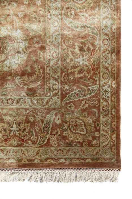 Jaipur Brown Hand Knotted 90 X 120 Area Rug 901-75529 Image 2