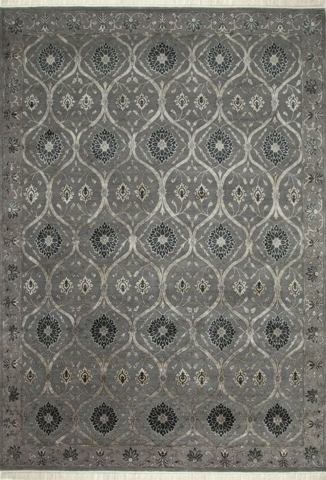 Jaipur Blue Hand Knotted 90 X 120 Area Rug 901-75540 Image 0