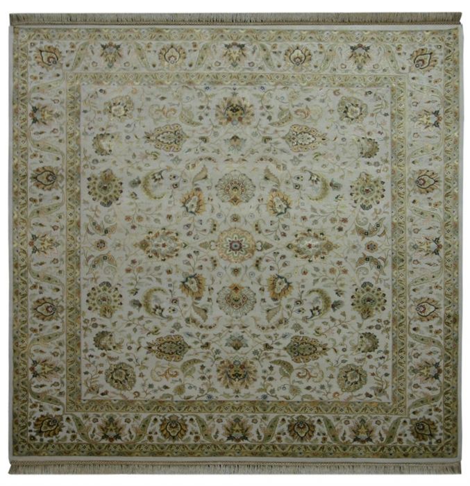 Jaipur Grey Hand Knotted 90 X 120  Area Rug 901-75542 Image 0