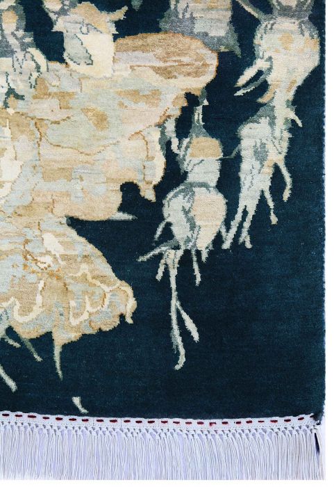 Jaipur Blue Hand Knotted 30 X 46 Area Rug 901-75543 Image 2