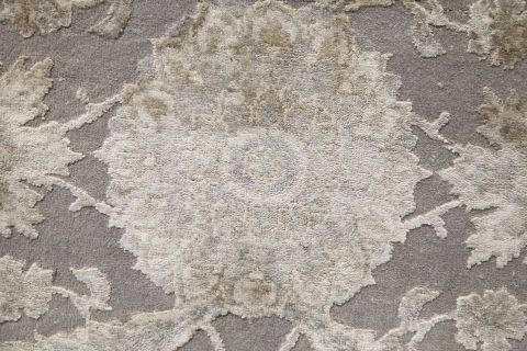 Jaipur Grey Hand Knotted 40 X 60 Area Rug 901-75551 Image 1