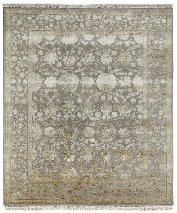 Jaipur Grey Hand Knotted 40 X 60 Area Rug 901-75551 Image 0