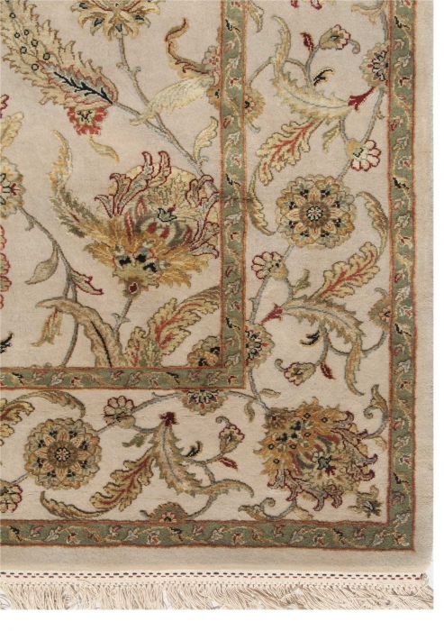 Jaipur White Hand Knotted 40 X 60 Area Rug 901-75555 Image 1