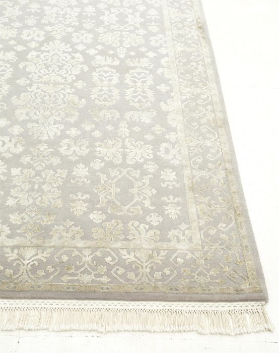 Jaipur Grey Hand Knotted 60 X 90 Area Rug 901-75564 Image 2