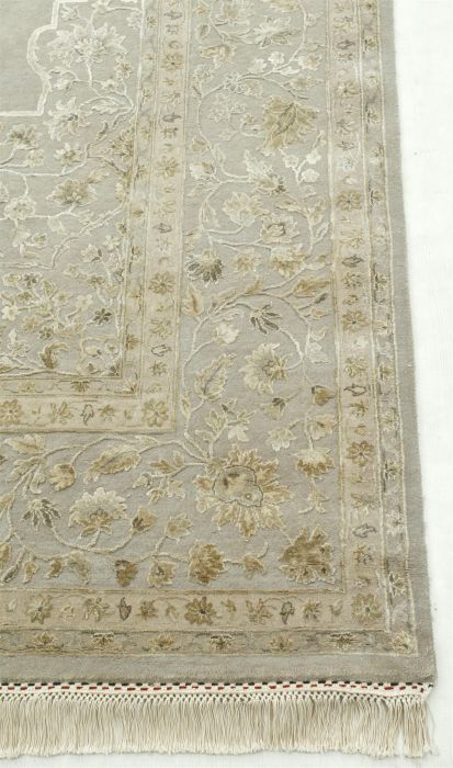 Jaipur Grey Hand Knotted 60 X 90 Area Rug 901-75567 Image 2