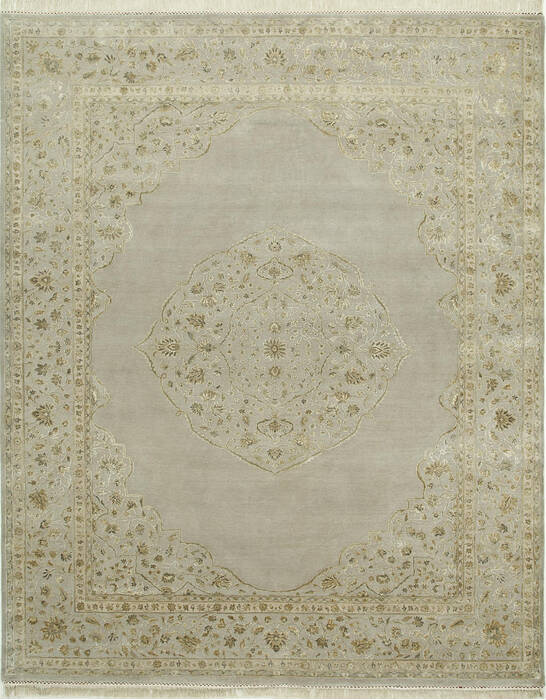 Jaipur Grey Hand Knotted 60 X 90 Area Rug 901-75567 Image 0
