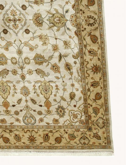Jaipur White Hand Knotted 80 X 100 Area Rug 901-75574 Image 2