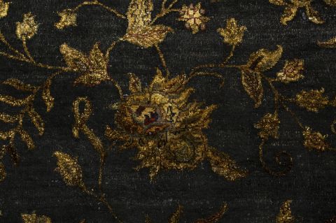 Jaipur Black Hand Knotted 80 X 96 Area Rug 901-75575 Image 1