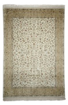 Jaipur White Hand Knotted 8'0" X 10'0"  Area Rug 901-75593