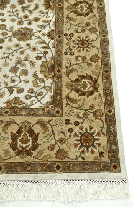 Jaipur White Hand Knotted 80 X 100 Area Rug 901-75595 Image 2